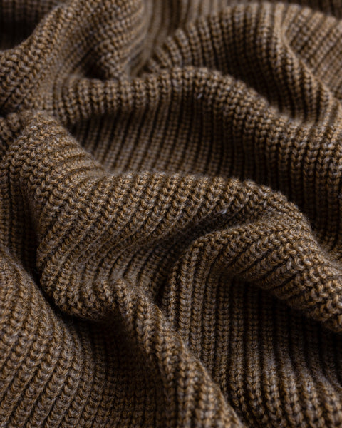 Strickdecke aus Merino BLANKA WALNUT